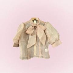 idem / organdy sheer blouse