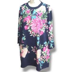 近年　新品同様 　華やか 　レオナール　チュニック　洗えるポリエステル　38 近年 新品同様 華やか レオナール チュニック 洗えるポリエステル 38