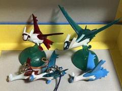 ポケモンモンコレ ラティオス＆ラティアス クリアver. ストラップ 4点売り