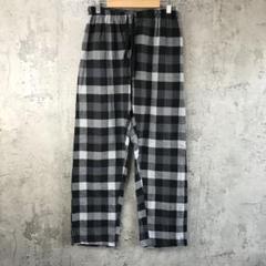 az158古着　チェックパンツ　パジャマパンツ　黒　グレー　90s Y2K