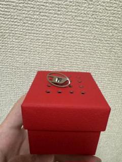 DIESEL レッドボックス付きピアス(片耳用) 袋有 値下げ交渉受け付けます DIESEL レッドボックス付きピアス(片耳用) 袋有 値下げ交渉
