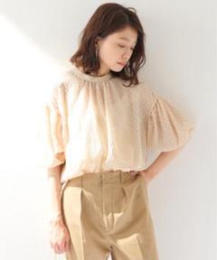【定価16,500円】Spick & Span シアードットジャガードブラウス