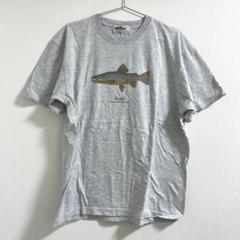 brook Tシャツ グレー 魚プリント - メルカリ