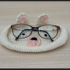 ハンドメイド　メガネ置き　サングラス置き　老眼鏡おき 小物置き