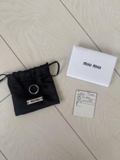 MIU MIU シルコニアリング9号 シルバー MIU MIU シルコニアリング9号 シルバー - メルカリ