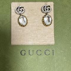 GUCCI グッチ ダブルG フラワー 両耳 ピアス シルバー
