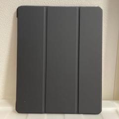 iPad Air 13インチ（2024）ケース カバー ペンホルダー付き 黒
