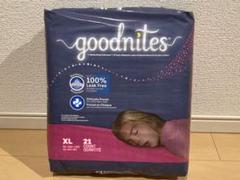 GoodNites 紙おむつ XL 21枚入 女の子用