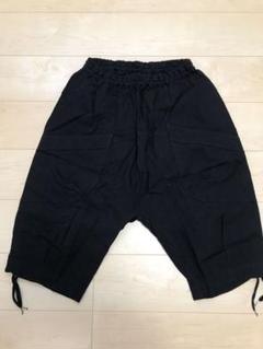 サルエルパンツ ディテールズ 黒