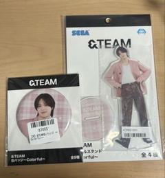 &TEAM　Colorful 缶バッジ　アクリルチェーンアクリルスタンドまとめ &TEAM 〜Colorful〜 JO アクリルスタンド 缶バッジ - メルカリ