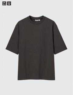 UNIQLO U エアリズムコットンオーバーサイズT/ボーダー/5分袖