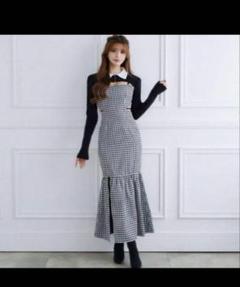 Randy Houndstooth ensemble ワンピース Houndstooth ensemble – Randy