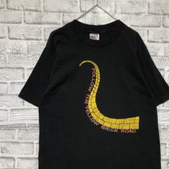 USA製90sヴィンテージTシャツ！シングルステッチ　ブラック半袖古着L710