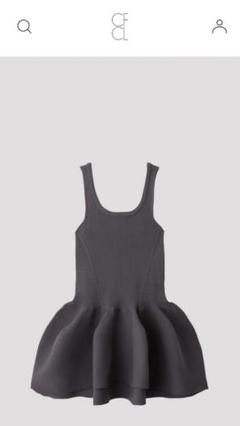 CFCL POTTERY TOP 5 長袖ニット トップス ネイビーブルー CF007KN265IST_navy1?$VS_1500$
