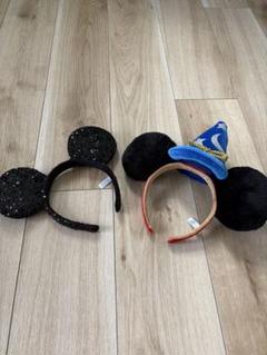 ディズニー　ミッキー　カチューシャ2個セット