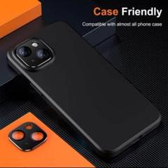 iPhone15Pro/15Pro Max カメラ保護 強化ガラス ブラック
