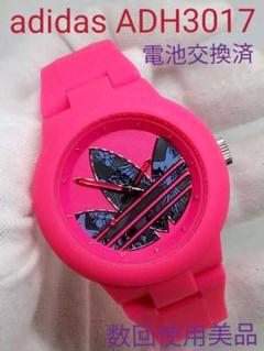 数回使用美品 adidas ADH3017 レディース 腕周り 電池交換済み