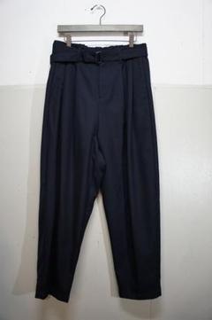 ATTACHMENT ウールギャバ2タックワイドパンツ