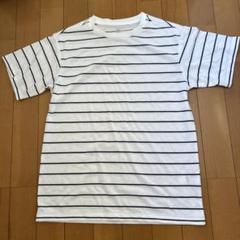 UNIQLO ホワイト ストライプ Tシャツのサムネイル