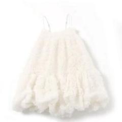 poppy】tulle balloon tunic white - メルカリ