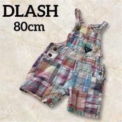 匿名配送✨️DLASH チェック柄オーバーオール 【80】