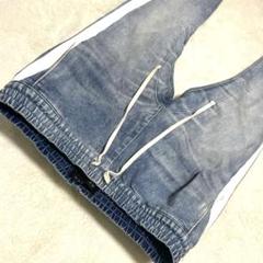 【美品】PACSUN ジョガーパンツ サイドライン　スキニー S 裾ZIP