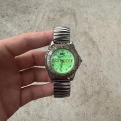 ナイキ　アナデジ　腕時計　稼働品　NIKE 90s ビンテージ　y2k Nike 腕時計 y2k tec アナログ デジタル - メルカリ