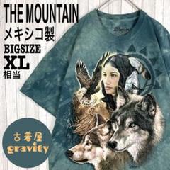 【激レア】ザマウンテン☆tシャツ タイダイ柄 アニマル メキシコ製 ゆるだぼ