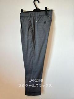 【未使用/タグ付き】LARDINI スラックス　52 イタリア製　黒 LARDINI(ラルディーニ) ウール混イージースラックスJP031AQ