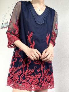 激レア！VIVIENNE TAM　ドラゴン　パワーネット　メッシュ　トップス 激レア！VIVIENNE TAM ドラゴン パワーネット メッシュ トップス