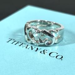 ティファニーラビングハートリング　11号強　新品仕上げ　無傷未使用に近い 日本に TIFFANY&Co[ティファニー] ラビング ハート リング 並行