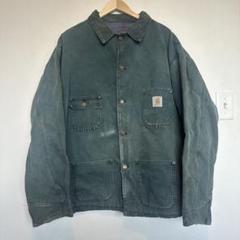 激レア Carhartt チョアコート 裏地なし carhartt - 激レア 80'S CARHARTT CHORE COAT BLACK 裏地なしの
