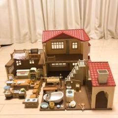 シルバニアファミリー 赤い屋根の大きなお家 家具付き