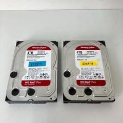 WD Red Plus 4TB HDD 2台セット