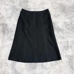 SONIA RYKIEL ひざ丈スカート M 黒 ブラック 日本製 フレア