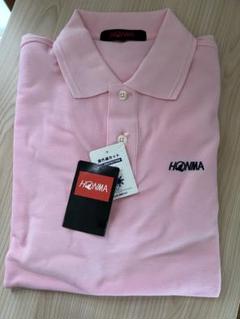 新品　HONMA ピンク ゴルフシャツ UVプロテクション