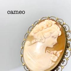 vintage cameo カメオ シェルカメオ APA シルバー 925