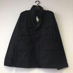 春物新入荷♪新品★メンズ★Mサイズ★ミリタリーブルゾン ブラック 黒