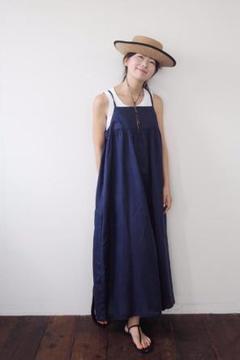 fog linen work miiThaaii ミラ スリップドレス ネイビー - メルカリ