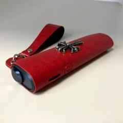 q2 アイコス イルマワン iluma one ケース カバー 十字架 赤