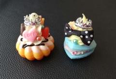 カラフルケーキ型装飾品 2個セット