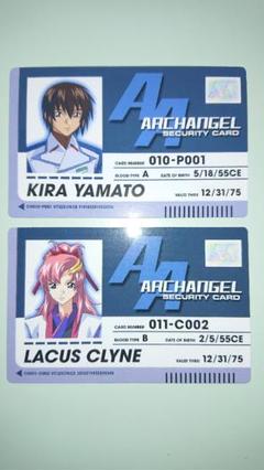 機動戦士ガンダムSEED DESTINY キラ＆ラクス IDカードセット
