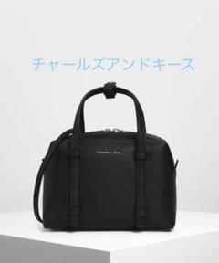 チャールズアンドキース ハンドバッグ ブラック