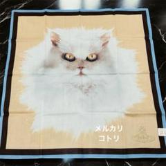 新品ヴィヴィアンウエストウッド　kittenキトゥン　スカーフ　ハンカチ　子猫 Vivienne Westwood 新品 オーブ キトゥン スカーフ 大判ハンカチ