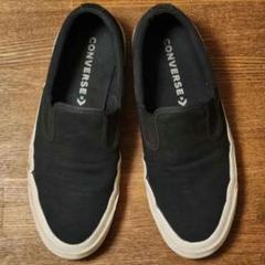 CONVERSE SKATEBOARDING スリッポン ブラック ヒールスター