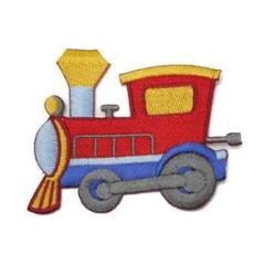 アイロンワッペン 電車 機関車 トレイン かわいい デザイン