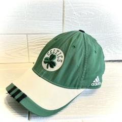 【アディダス】 【国内希少】Celtics キャップ NBA 緑　希少　刺繍