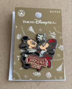 【レア物・未使用】2007年限定 ディズニーモール クリスマス ピンバッジセット 東京ディズニーシーハーバーサイドクリスマス2007ピンバッジ