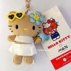 サンリオ　ハローキティ　ハワイアン　トロピカル　ハイビスカス　キーホルダー ハローキティ キーホルダー サンリオ キティ ハワイ 限定 1点