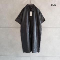 【新品タグ付き】COS ワンピース cos コス フェイクレザーワンピース 定価59000 タグ付 X3907